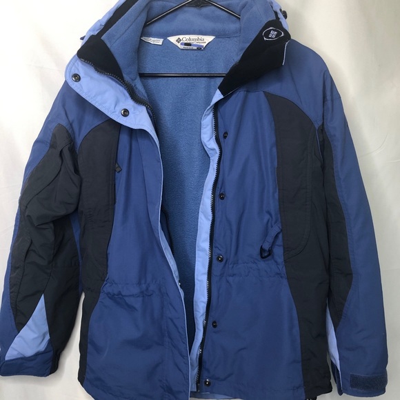 columbia sunrise peak down hooded jacket